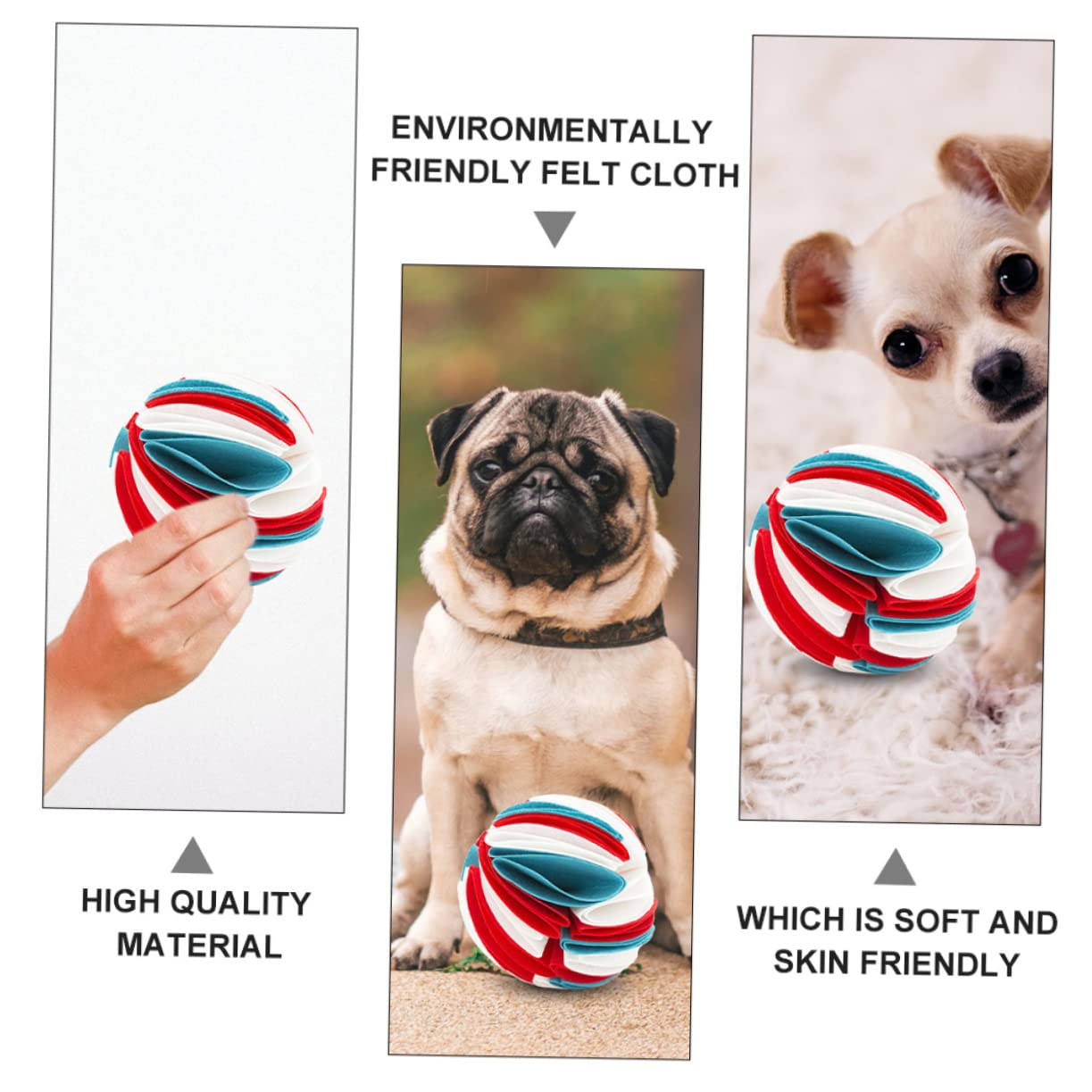 minkissy 3 Juguetes Masticables para Perros Dispensador De Golosinas Juguete para Perros Juguete para Masticar Molares Juguete para Mascotas Juguete para Masticar con Fugas De Comida.