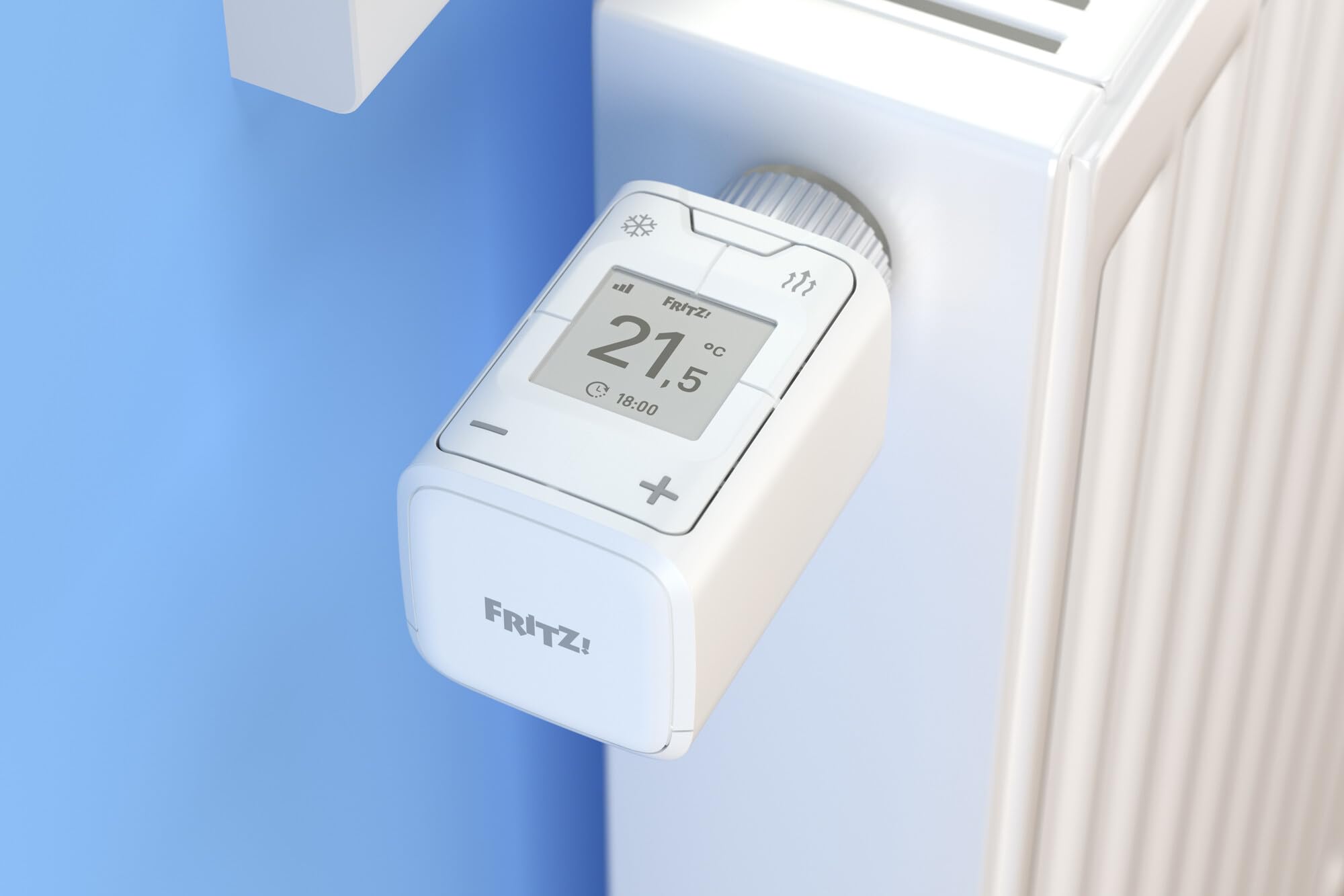 FRITZ!Smart Thermo 302 | intelligenter Heizkörperregler | effizientes Heizen & hoher Komfort | kompatibel mit gängigen Heizkörpern | komfortable Steuerung per App & Display | einfache Einrichtung