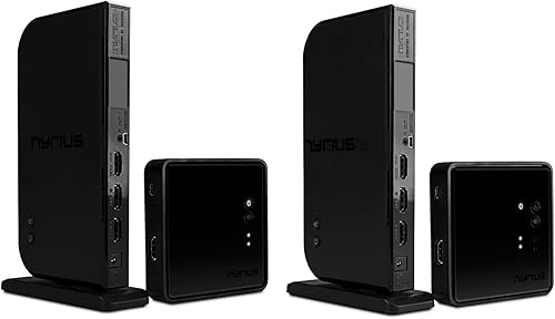Aries Home+ - Transmisor y receptor de entrada HDMI inalámbrico 2X para transmisión de video HD 1080p 3D y audio digital desde caja de cable,