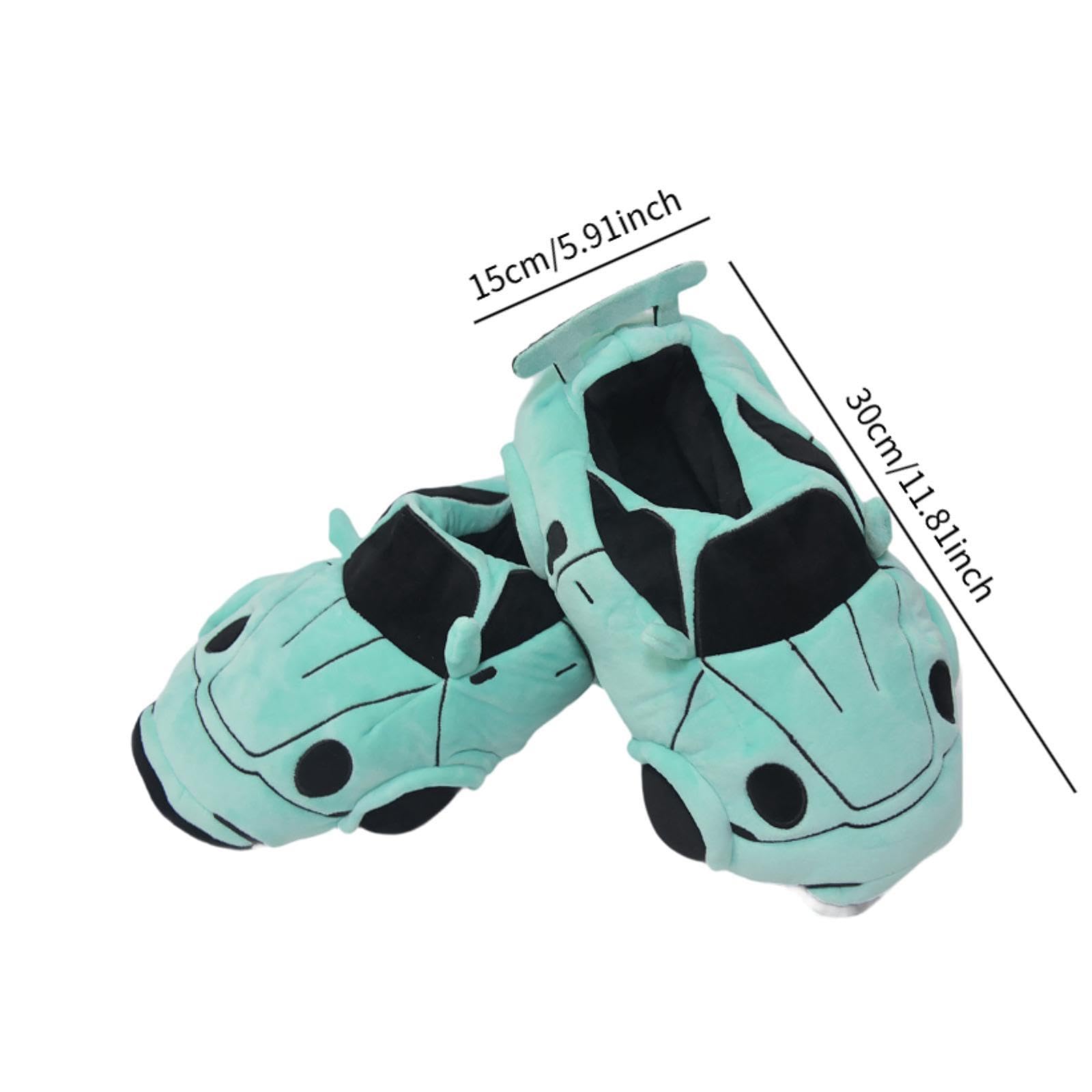 TISHITA Pantuflas Invierno Zapatillas Coche Casa Peluche Suaves Antideslizantes con Diseño Divertido Y Confort Térmico Adecuadas para Hombres Mujeres Y Adulto