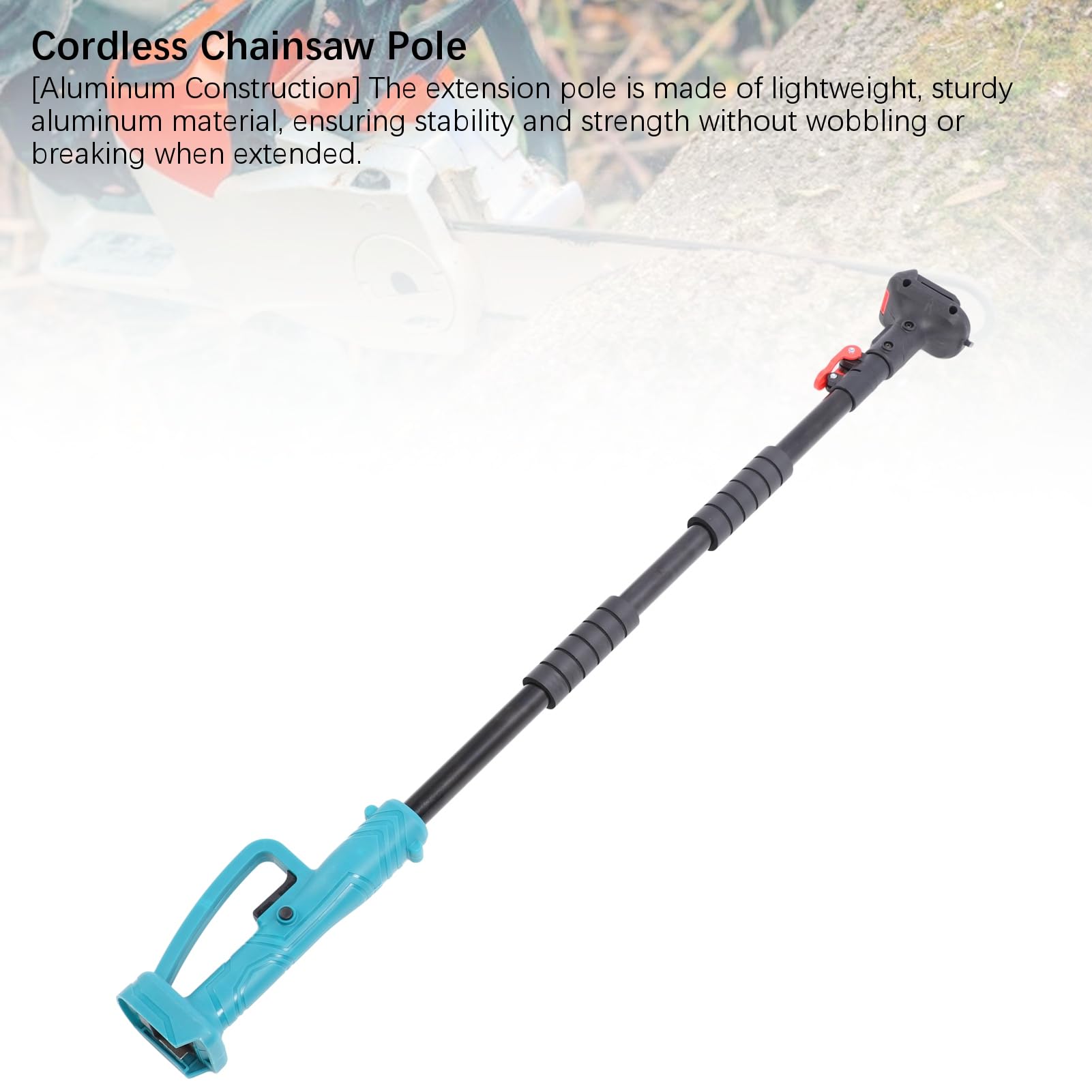 Fafeicy Extensible para Motosierra Inalámbrica 4.1-7.21ft Extensión de Telescopio Compatible con BL1830B BL1840B BL1850B BL1860B