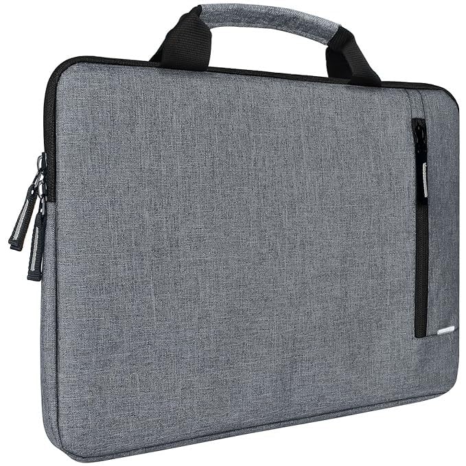 GizgaEssentialsLaptop Bag Sleeve Case Cover Pouch with Handle for 15.6 inches Laptop, Padded Laptop Compartment, Premium Zipper Closure Water Repellent Nylon Fabric, Grey (B0DFQGJM2P) Amazon Price History, Amazon Price Tracker