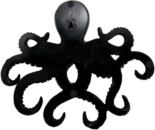 Miniatura 5 de Ebros Gift The Call of Cthulhu - Soporte para llaves de pared Kraken Octopus Monster Soporte para llaves de tentáculo, placa de escultura de 11.25