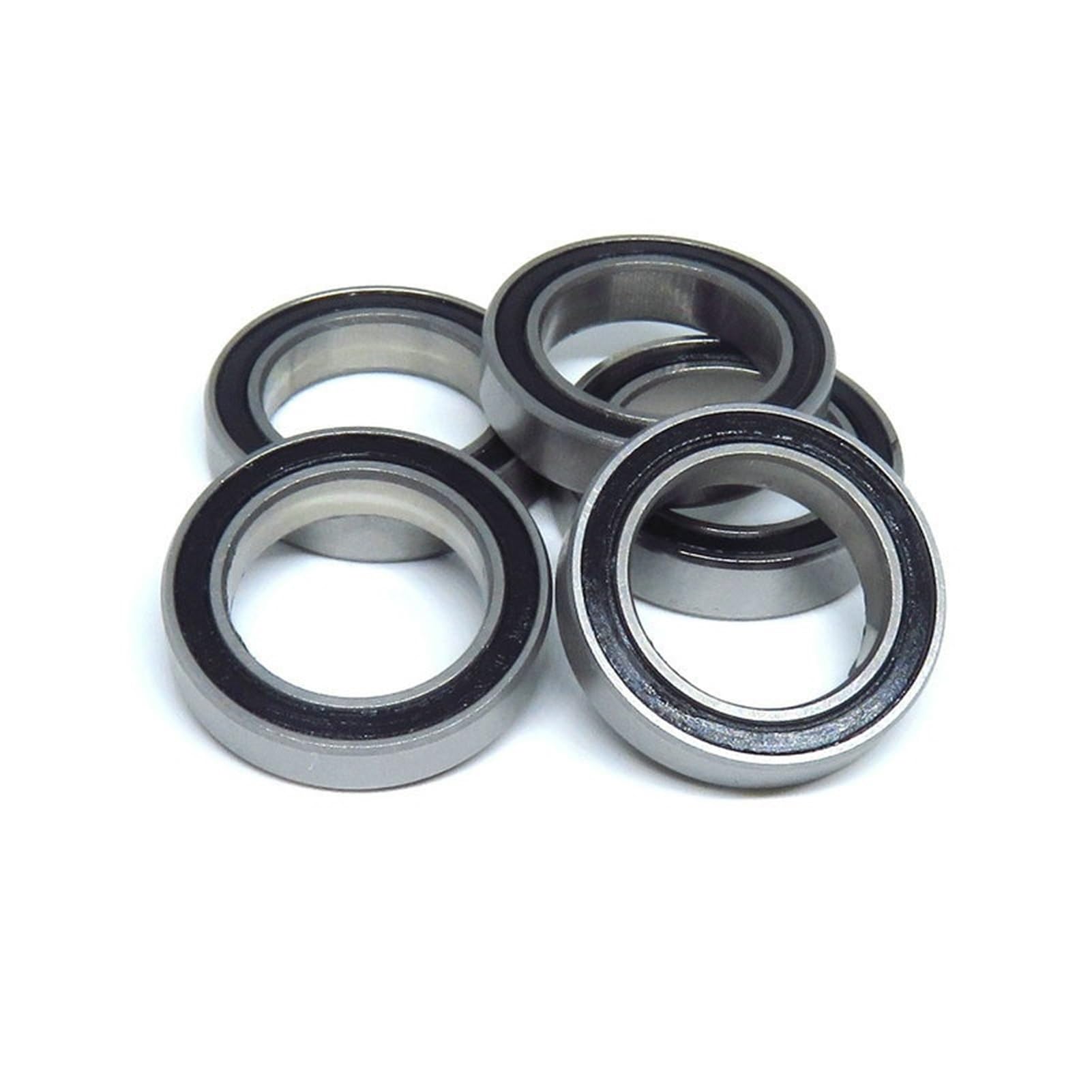 Roulements rigides à billes Lot de 5 roulements à billes en acier inoxydable ABEC-5 S6704RS 20 x 27 x 4 mm, roulements à section mince S61704RS S6704 6704-2RS(S688-2RS Bule Seals)