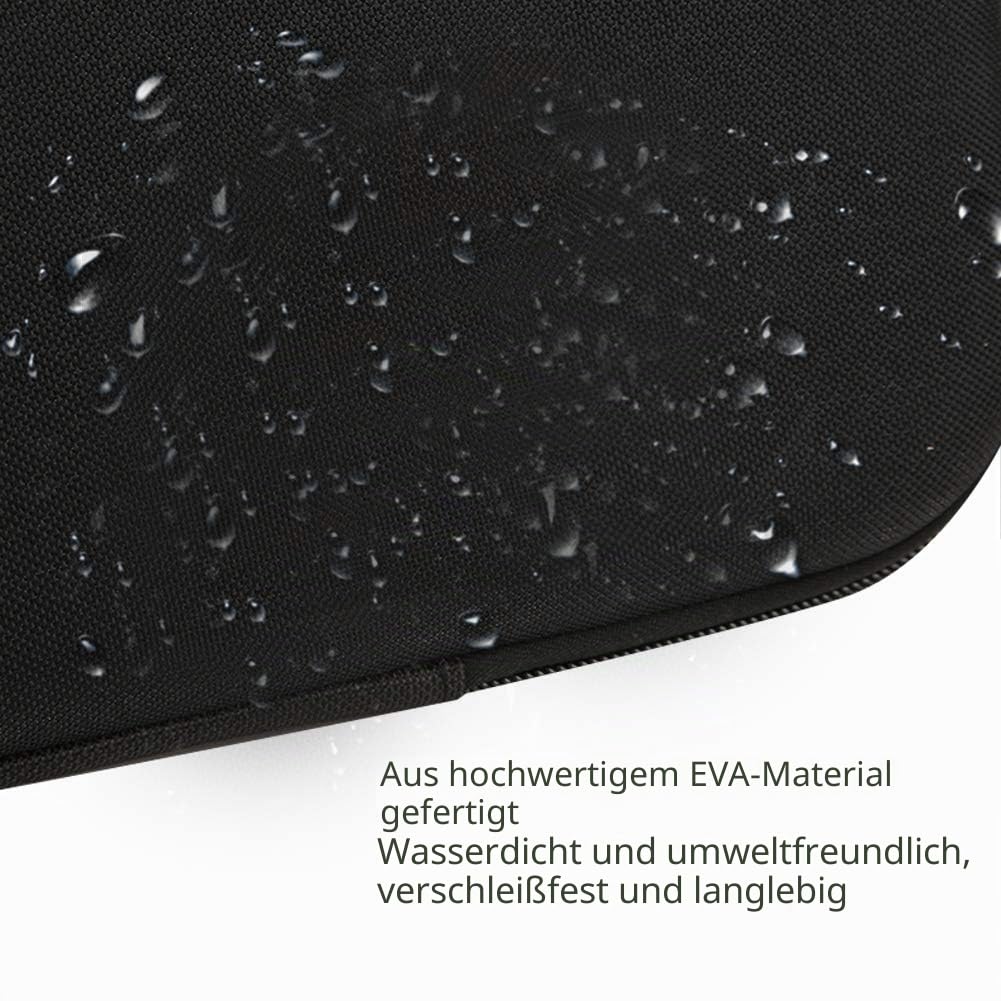 Vbestlife Angelruten-Tasche, Angel-Aufbewahrungstasche Eva Outdoor-Angelruten-Aufbewahrungstasche Organizer Stoßdichte wasserdichte tragbare Angel-Angel-Tasche(mit Riemen) Zubehör Für Angelgeräte