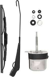 Universal UTV 12V/24V/48V-60V Power 30W Electric Windshield Wiper Kit Copper Motor】 I.1096064562