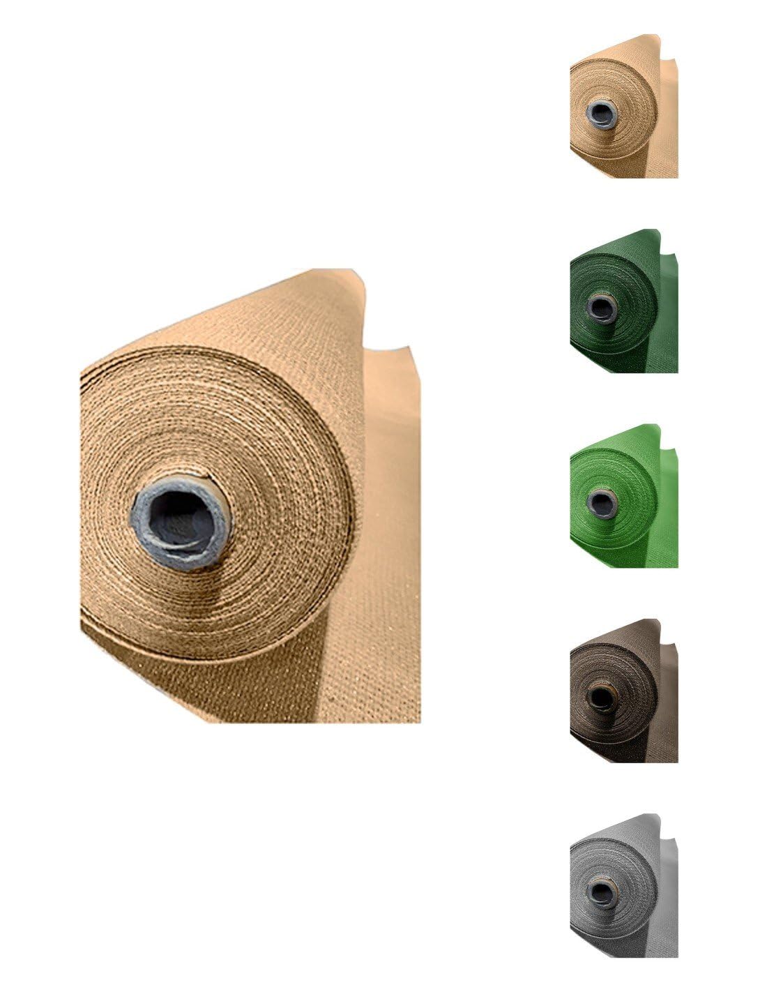 Jardin202 - Malla de Ocultación 120 g/​m2 | Ocultación y Privacidad para su Terraza o Jardín | Seleccione Medida y Color | 2 x 50 Metros (Beige)