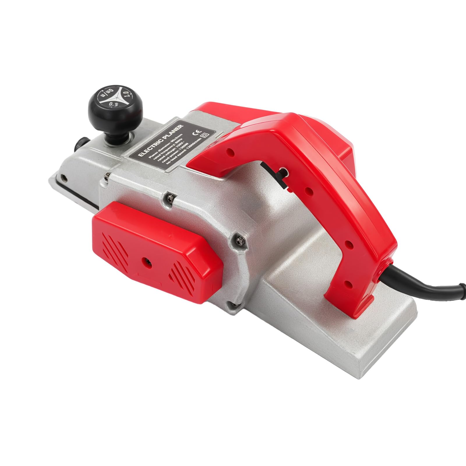 Rabot électrique 1300 W Rabot électrique 13000 tr/min Rabot manuel avec câble pour le travail du bois pour le rabotage, le rainurage, l'ébavurage, la coupe et autres peintures de travail du bois