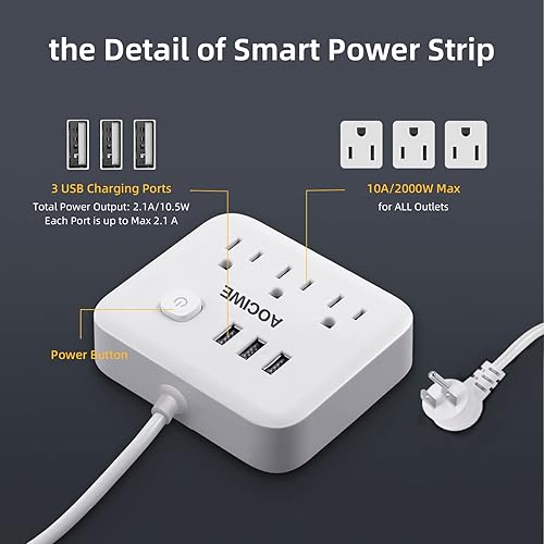 Miniatura 5 de Protector contra sobretensiones de regleta (EL-01W)