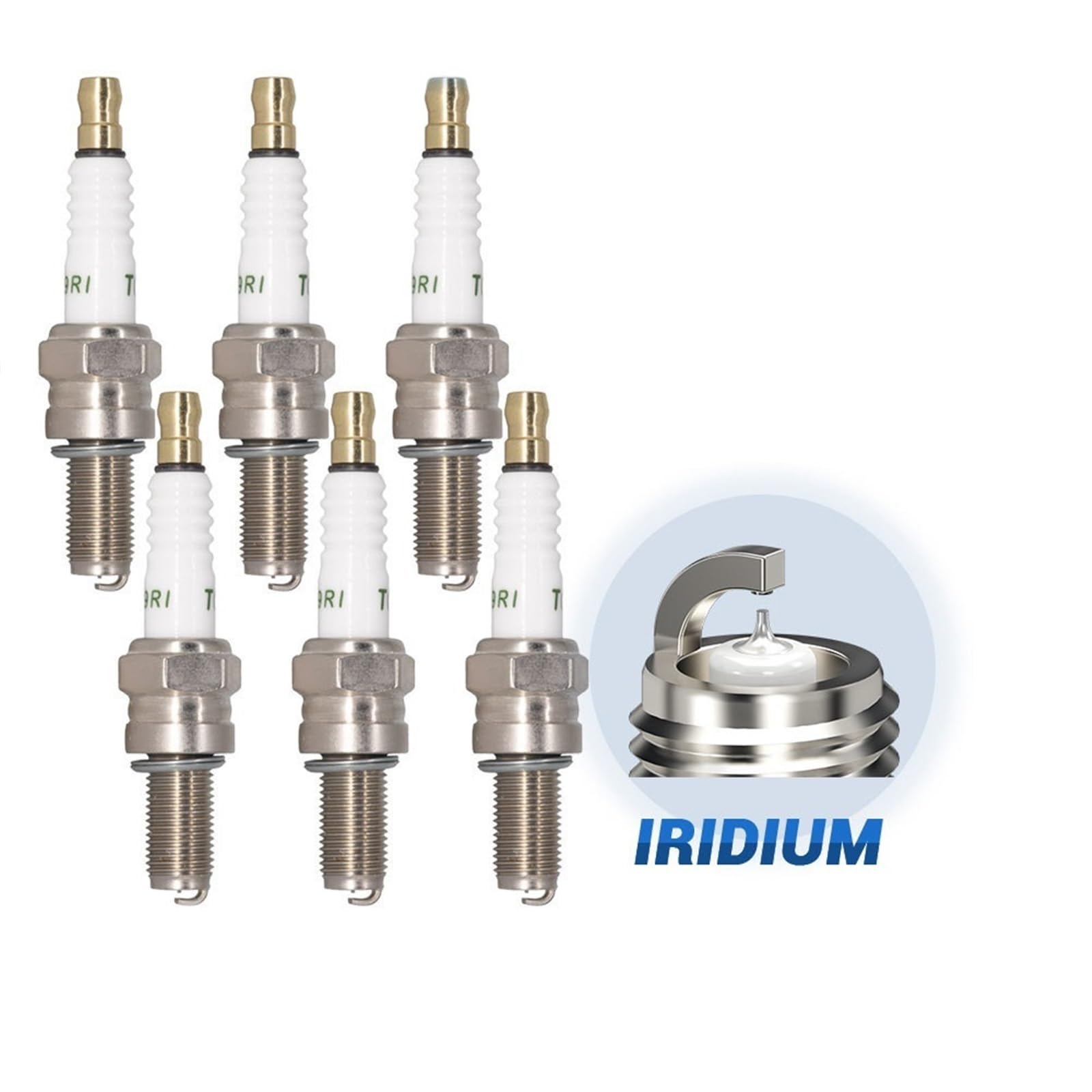 2 Pz/lotto Iridium Moto Candela B9RI for Le Candele CR9EIX for CR9EK CR8EK CR9EVX CR9E CR9EB PMR9B U27ESR-N IU27 IU24 (Color : 8 pieces with box)