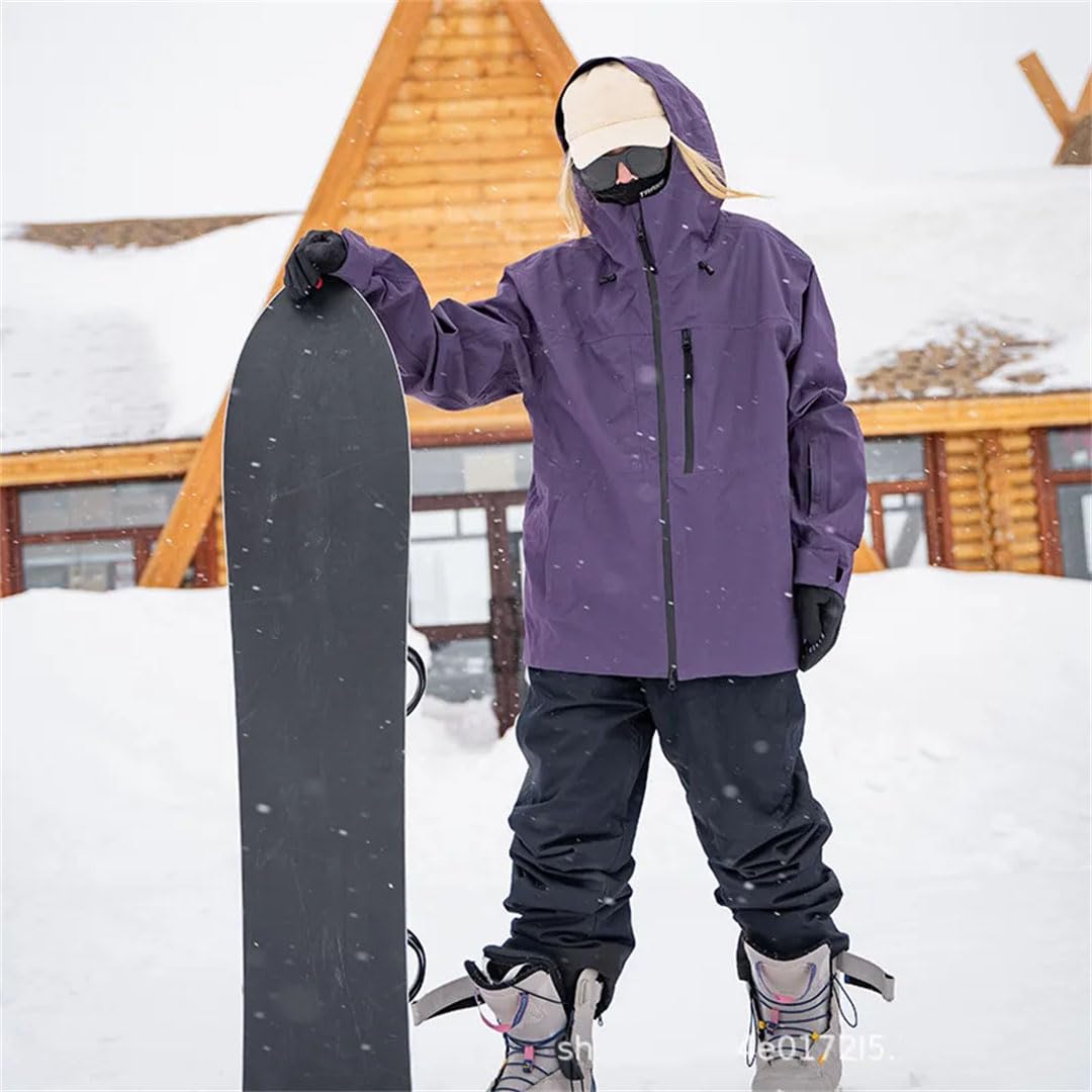 Giacche da sci da snowboard per uomini e donne, abbigliamento da sci, campeggio all'aperto, escursionismo, cappotti da neve, color1 L, Colore 1, L