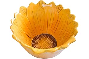 Sunflower-Shaped Snack Bowl - A Desk-Bound Delicacy for the Office