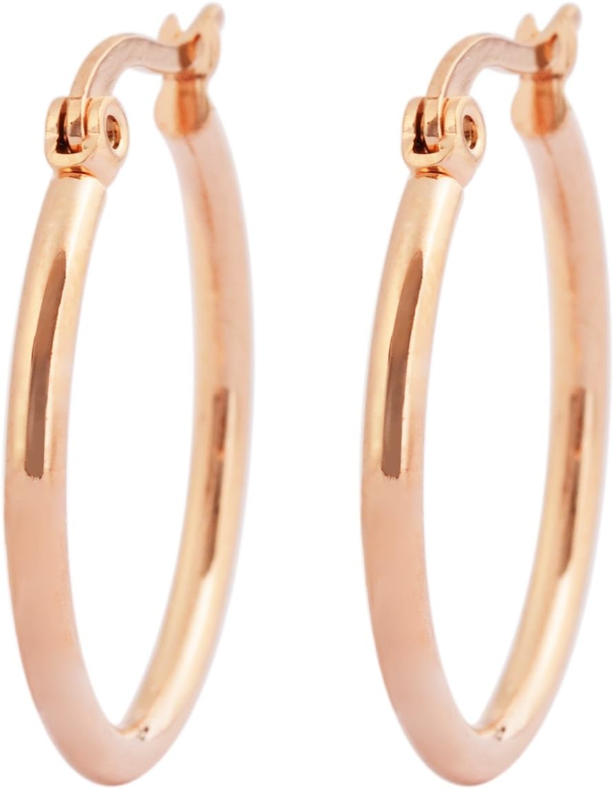 Rounded Hoops Earrings (20mm-60mm Diameter)
