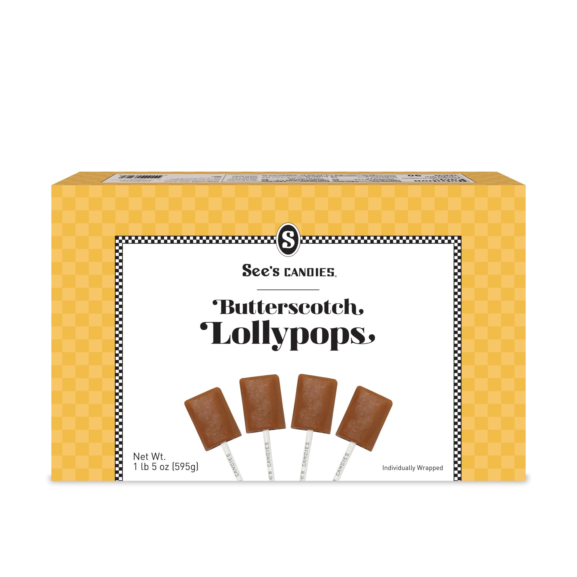 1 lb 5 oz Butterscotch Lollypop