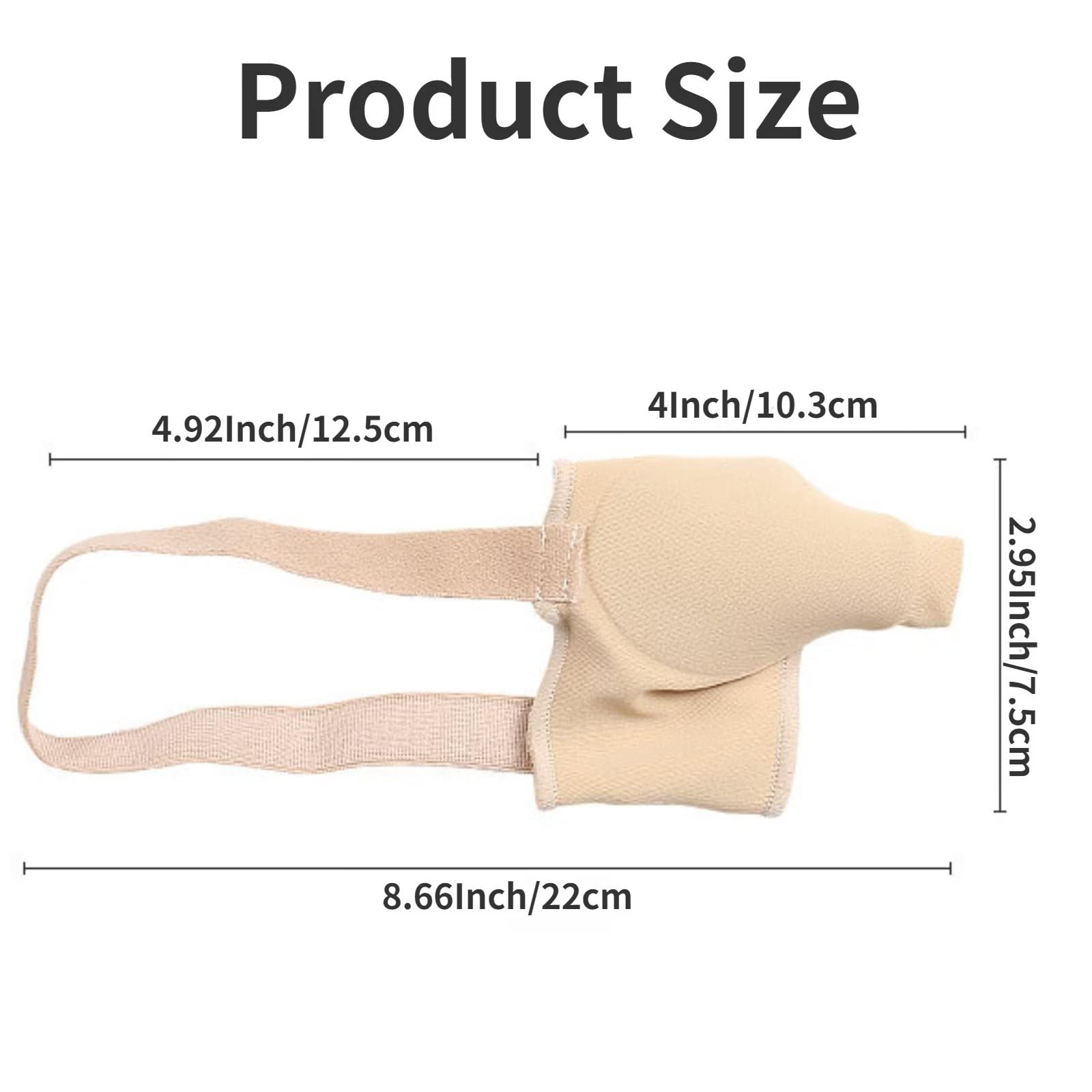 2 Pares de correctores de juanetes de Sastre para Mujeres y Hombres, Corrector de juanetes del Dedo meñique con Correa Antideslizante para aliviar el Dolor del Dedo meñique del juanete