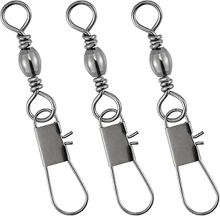 50 Pcs Fishing Snap Swivels