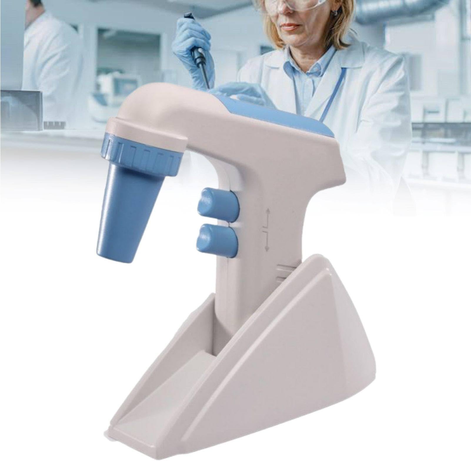 Riempitrice per Pipette elettrica Senza Fili, Controller Digitale per Pipette con 6 velocità Regolabili, intervallo di trasferimento da 0,1 a 100 ml