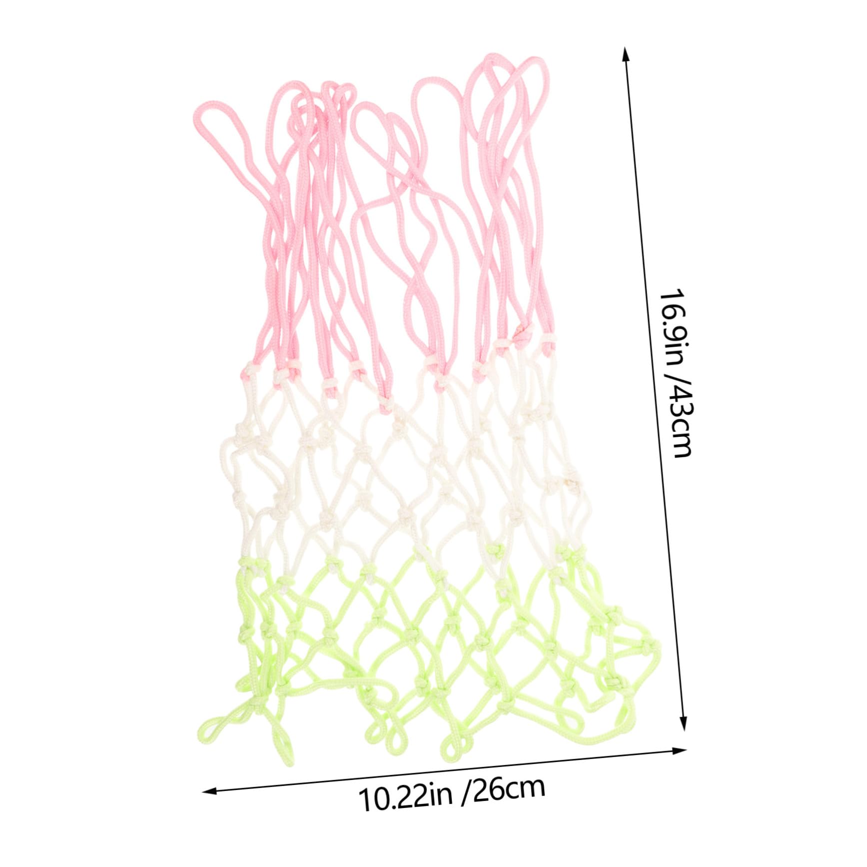 CORHAD Glow-in-The-Dark Basketball Net Easy Install Luminous Outdoor Net for Basketball Frame