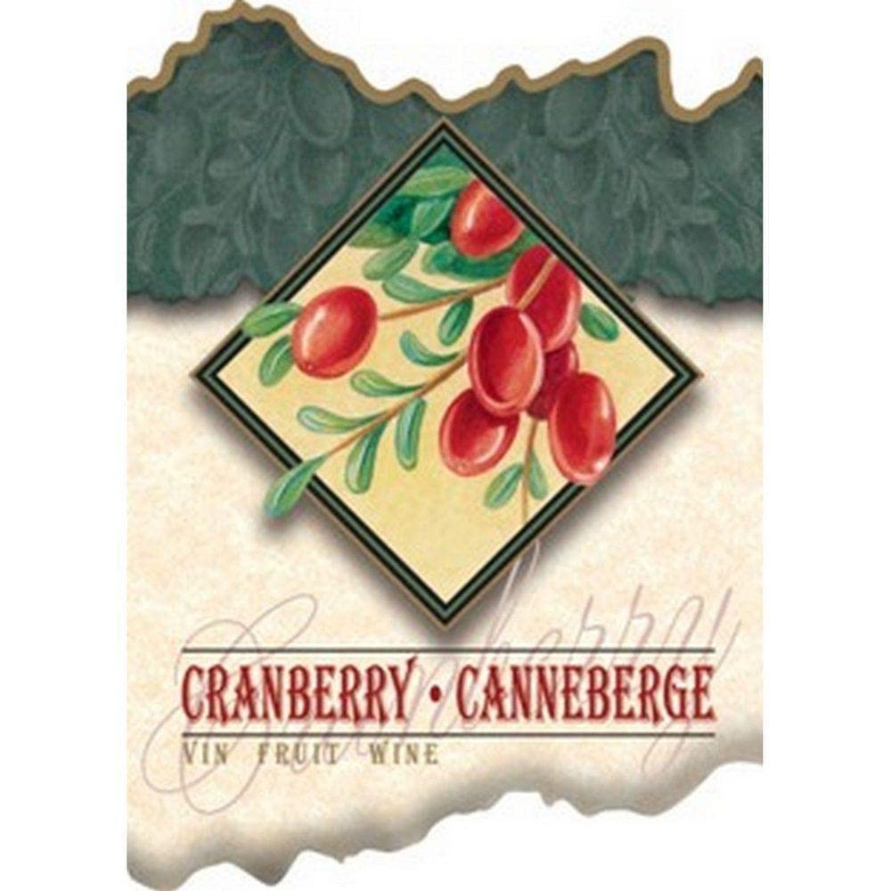 Wine Label 30 per Pack (4 in x 6 in | 10 cm x 15 cm) (Cranberry)