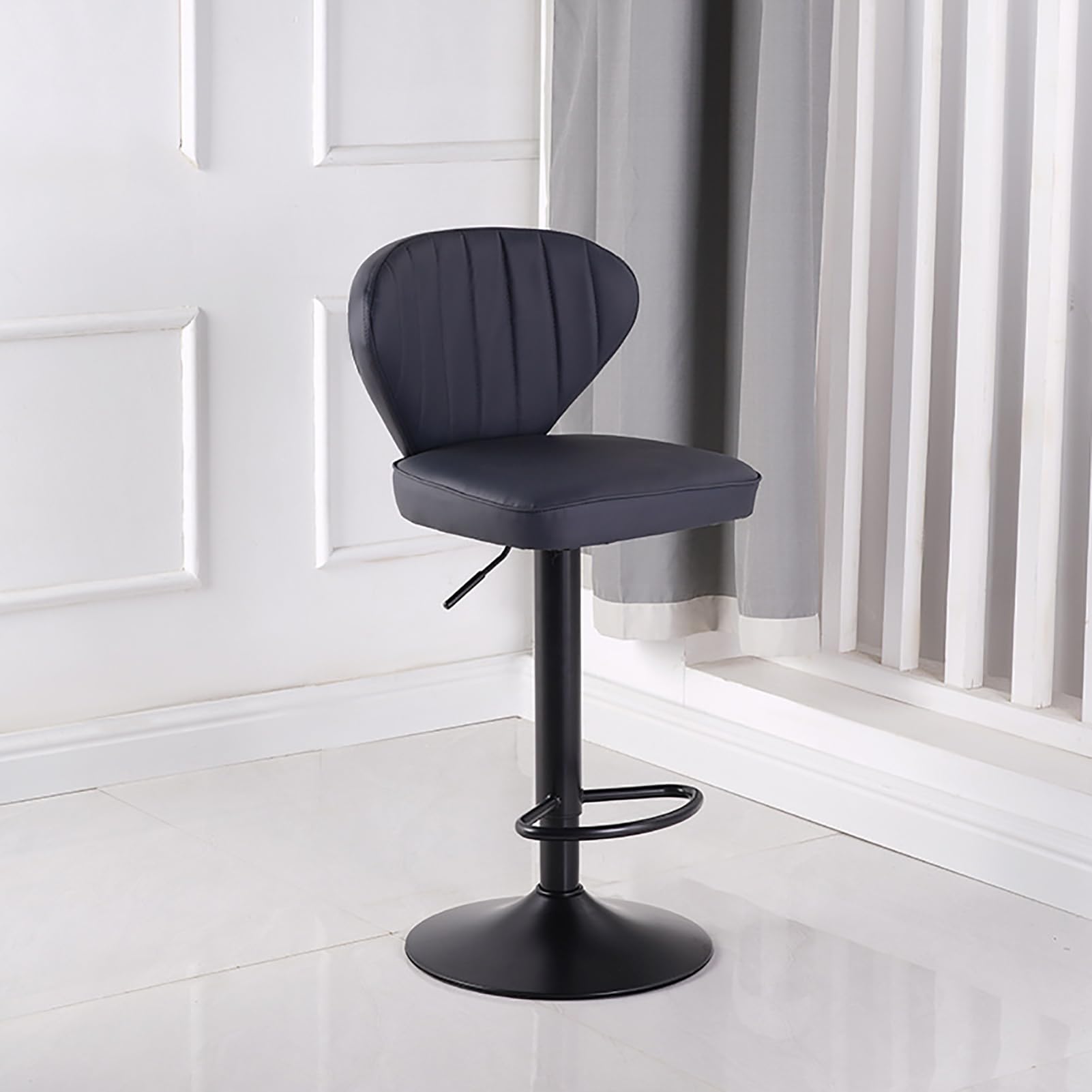 Tabourets de bar réglables en hauteur pour éliminer le mal de dos avec dossier ergonomique