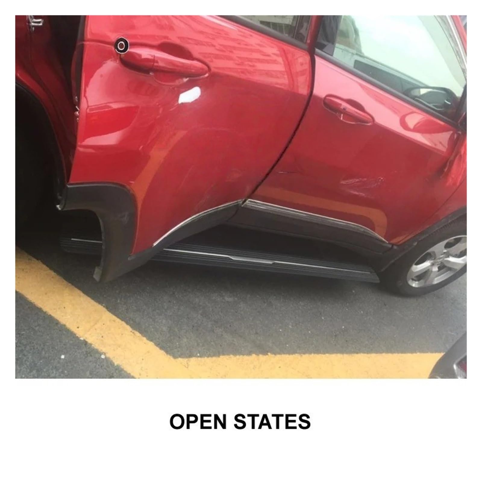 Estribos laterales eléctricos retráctiles y plegables automáticamente, Compatible con Jeep Compass((2017-))