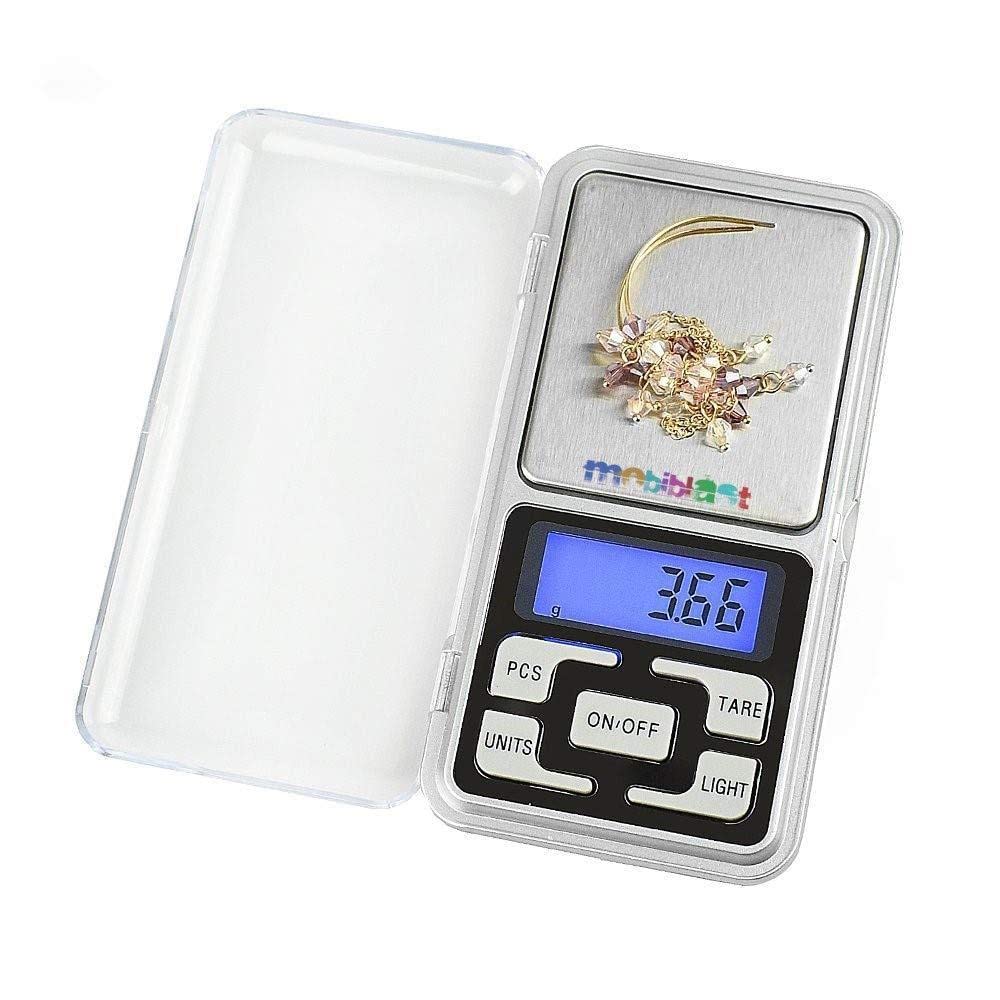 Edrop Electronic scale Multipurpose MH 200 LCD Screen Digital Electronic Portable Mini Pocket Scale Weighing Scale for Measuring Small Items, 200g