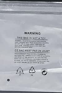 Lot De 1000 Sacs Poly Refermables Transparents 11x14 Pouces (28x36cm) - Épaisseur 1.5 Mil - Marque ValueMailers