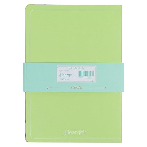 Miniatura 10 de Heartfelt Juego de 2 cuadernos delgados de tapa blanda inspirador para mujer, acuarela floral que nunca te rindas nunca amapolas coralinas, páginas