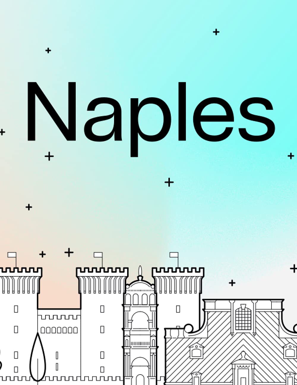 LINED SHEET JOURNAL: Naples: 8.5" x 11" Diary / Notebook 200 pages