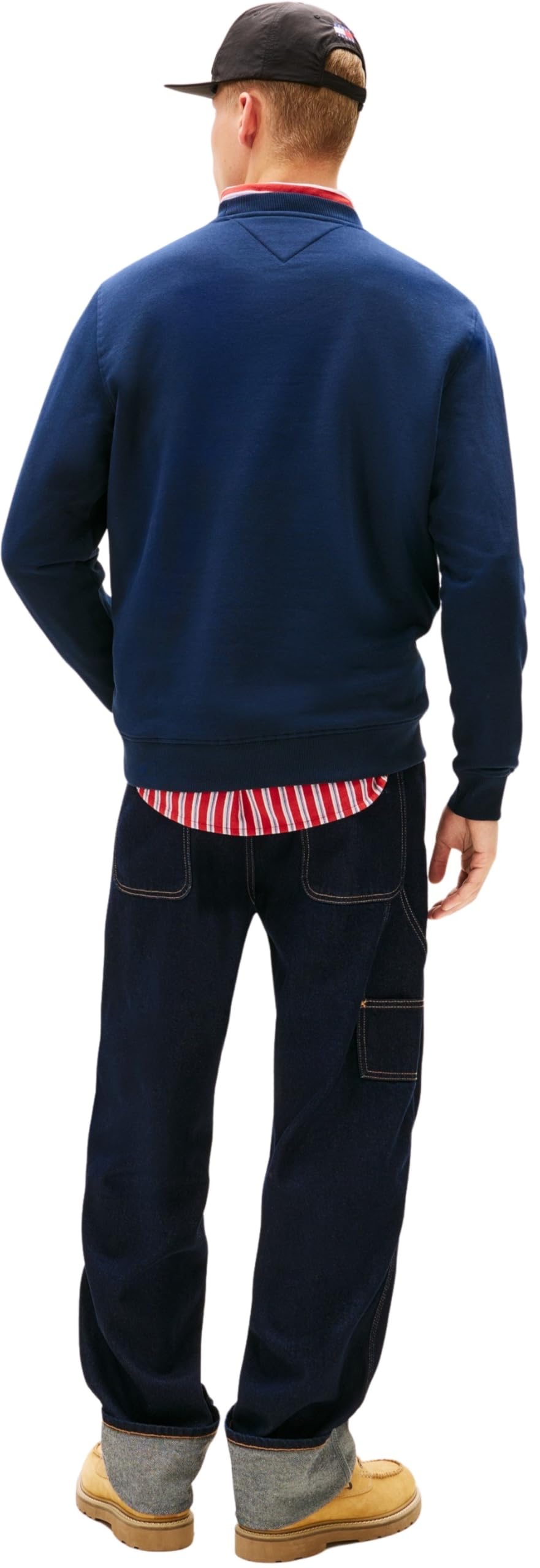 Tommy Jeans Herren Sweatshirt Linear Rundhalsausschnitt
