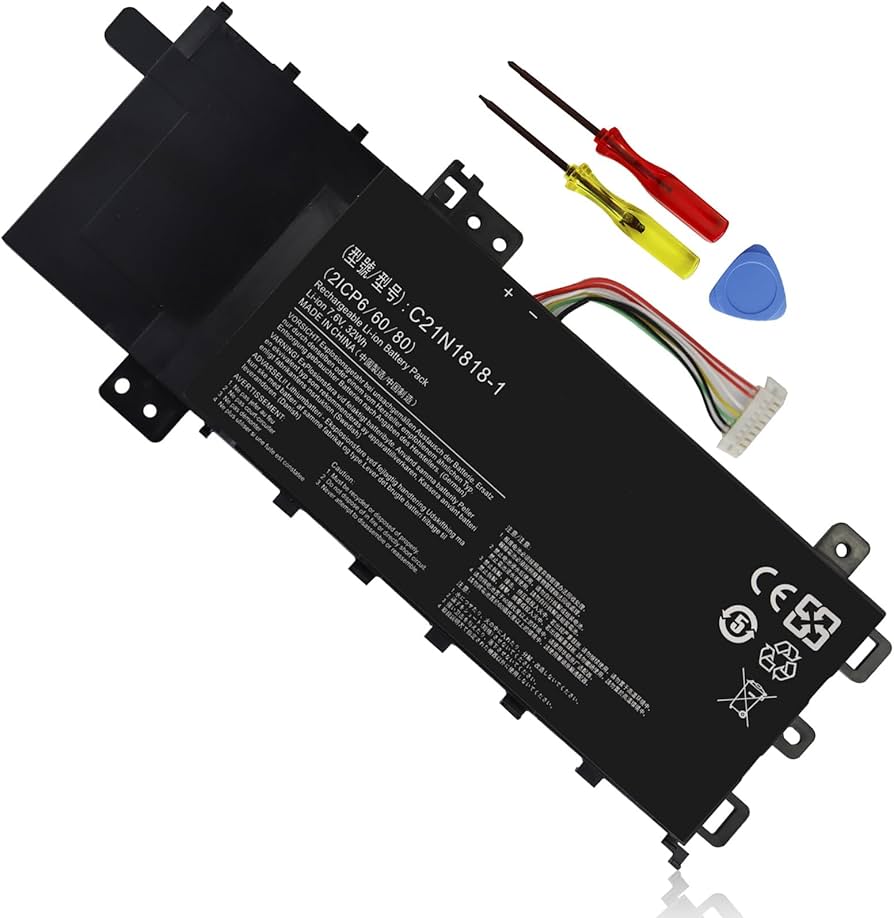 Amazon.com: Emanjor C21N1818-1 Laptop Battery for ASUS VivoBook 15