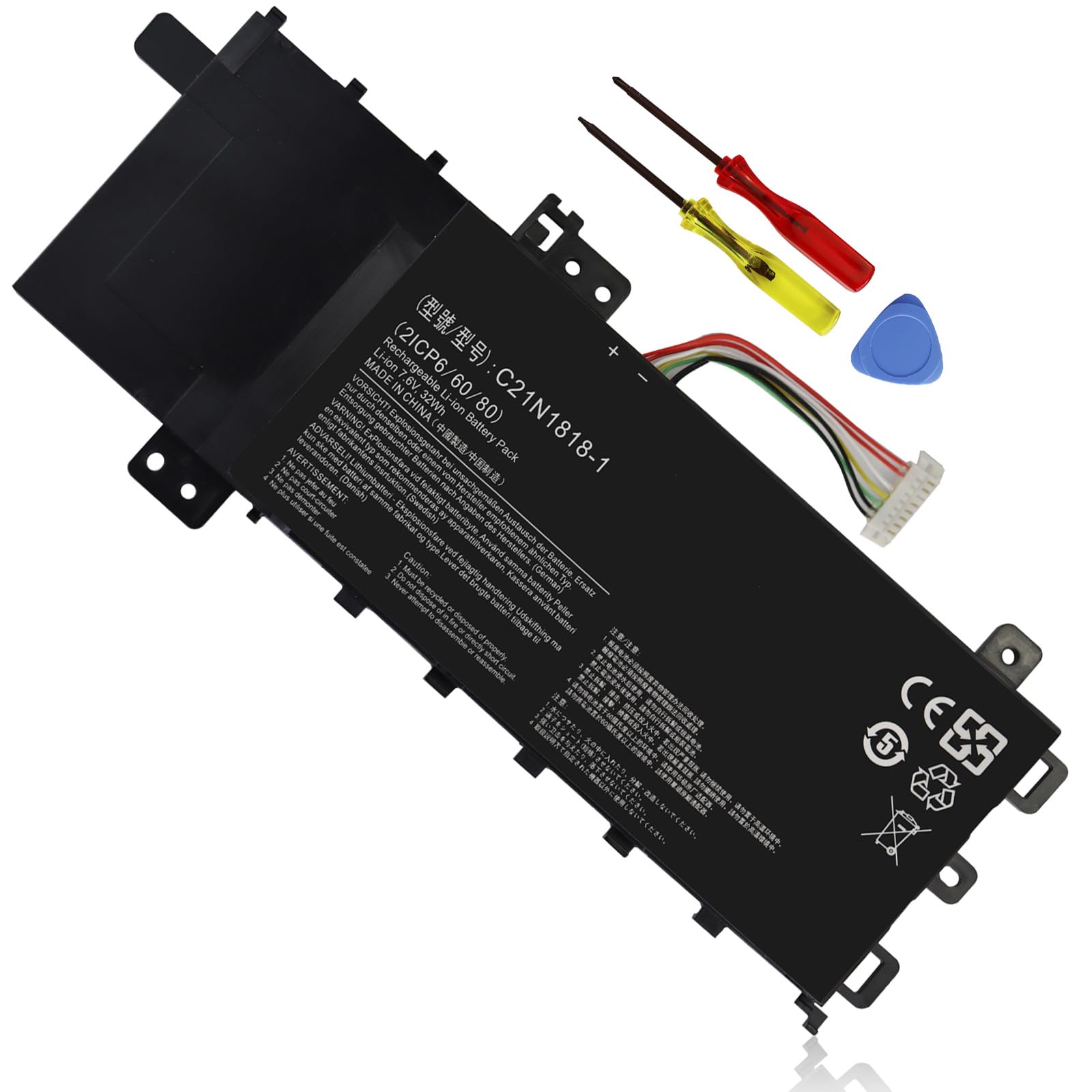 Amazon.com: Emanjor C21N1818-1 Laptop Battery for ASUS VivoBook 15