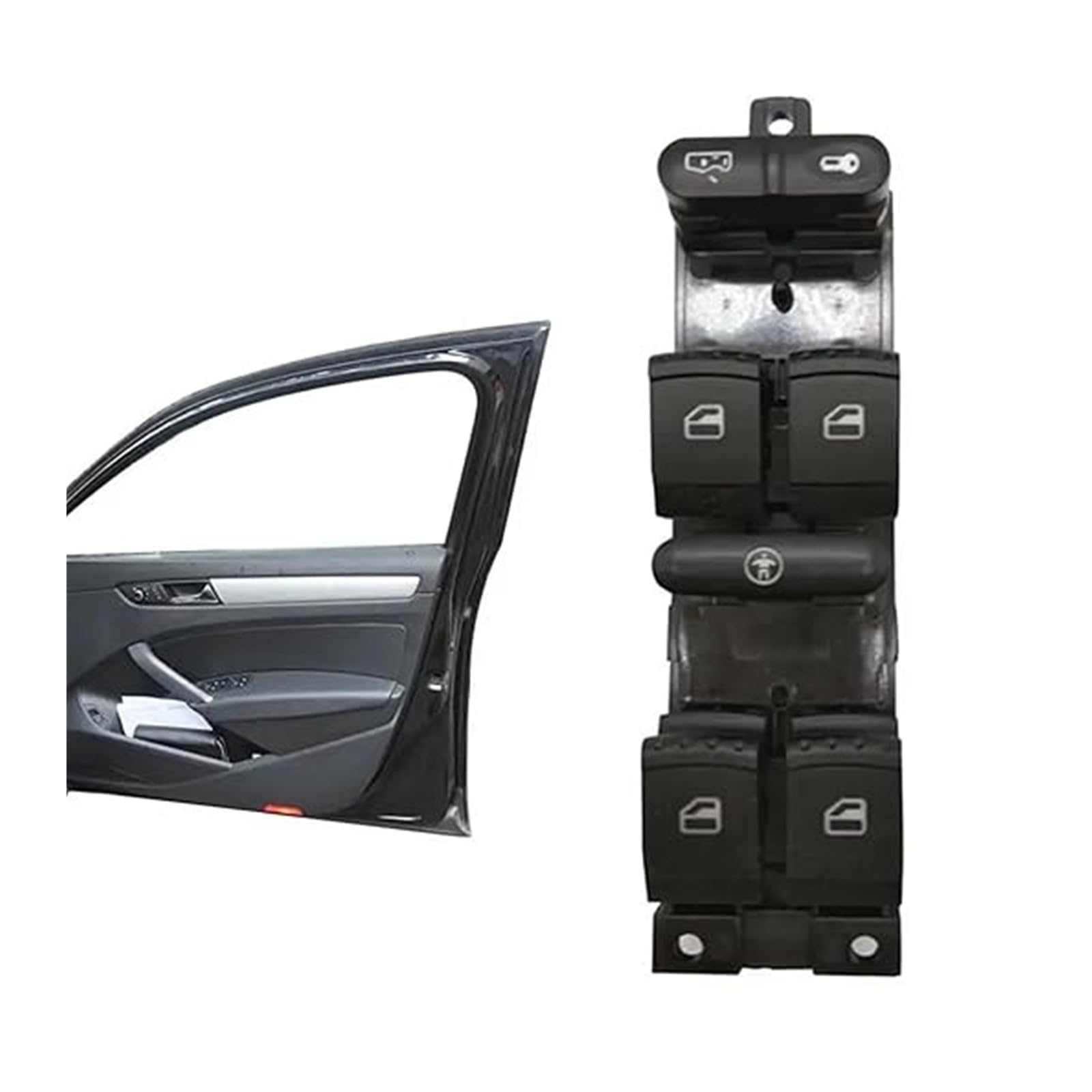 Botonera elevalunas y mando interruptor de control de ventana eléctrica para Passat B5 y Bora 6