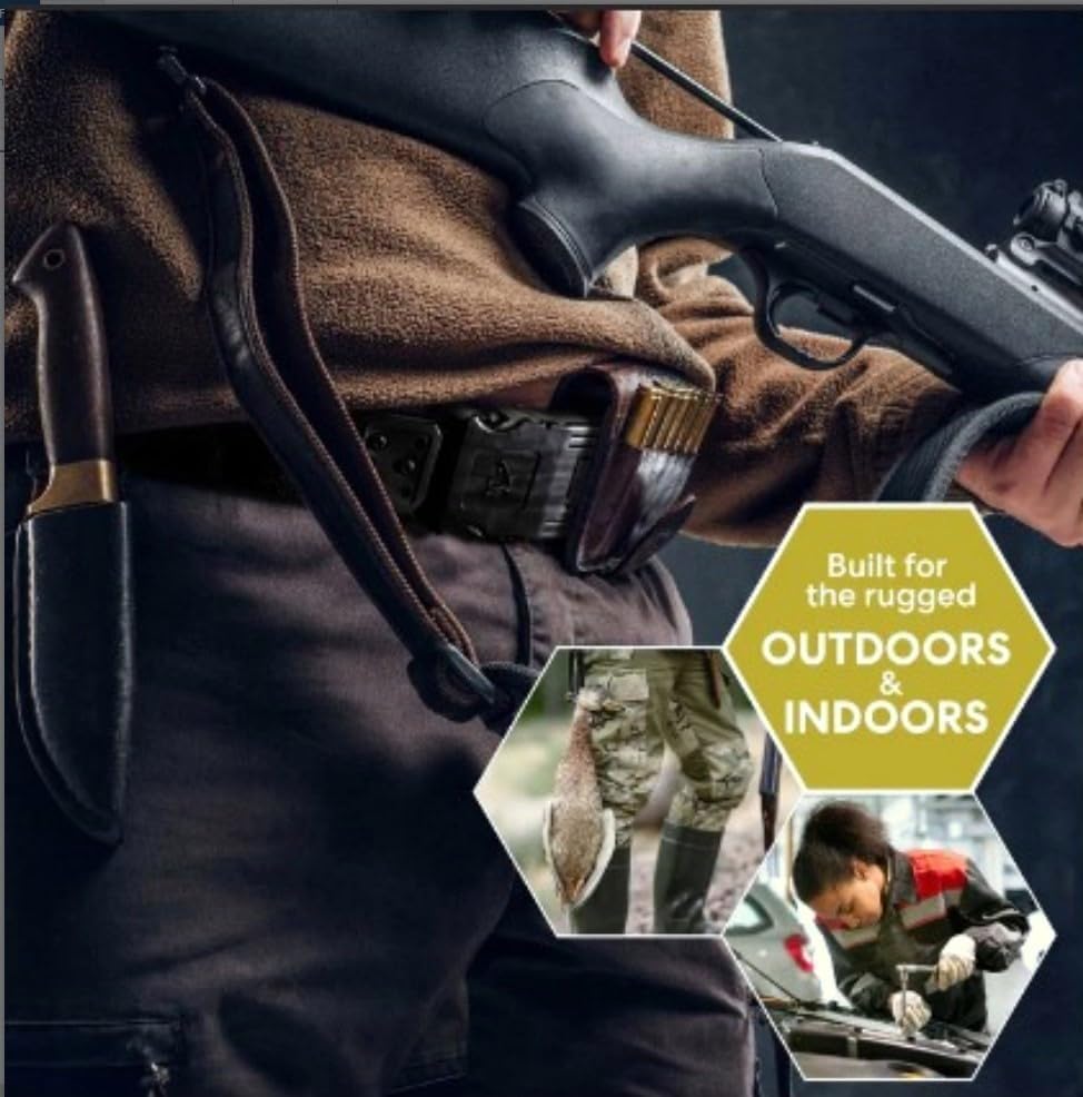 Miniatura 3 de Victory 1.5-2X - Cinturón de trinquete EDC para buceo, Negro -