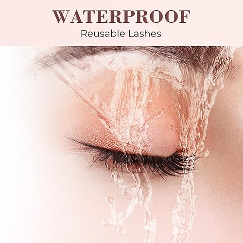 Miniatura 2 de Pestañas adhesivas reutilizables, pestañas autoadhesivas 2024, sin pegamento, impermeables, reutilizables, pestañas autoadhesivas, pestañas premium