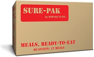 Sure-Pak MRE Meals Ready to Eat Case Pack of 12 for Survival and Emergency, New - coolthings.us