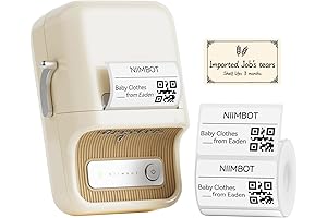 niibot B21 Label Maker Machine with Tape: 2 Inch Portable Thermal Printer