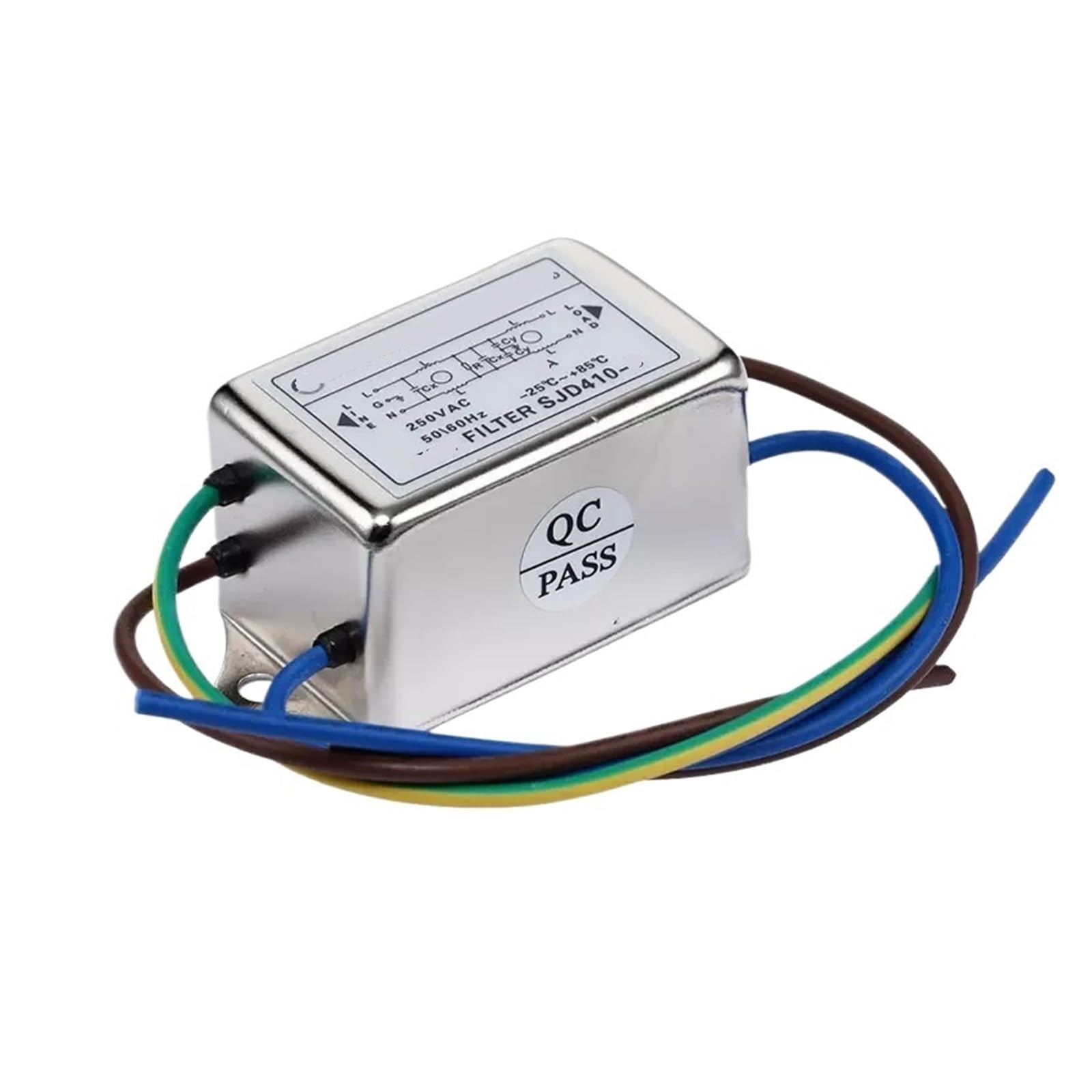 Filtre d'alimentation CA SJD410-1A double section pour stopper les interférences électriques