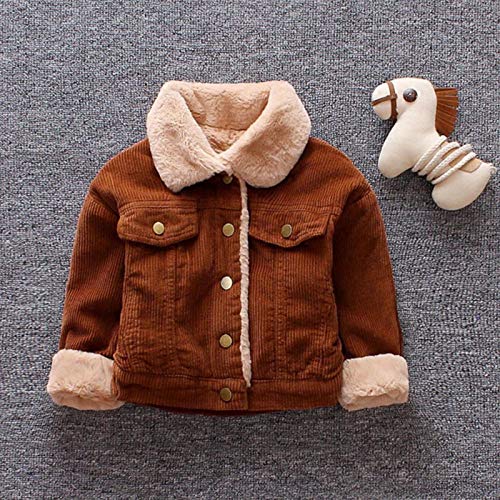 Toddler Baby Boy Winter Corduroy Jacket Sherpa Lined Coat Top Lapel Button Down Thicked Warm Coat Outerwear Clothes2