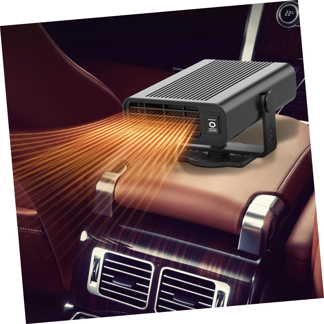 ULTECHNOVO 3stücke Autoheizung Defroster Tragbarer Heizlüfter Für Fahrzeuge Effektiver Scheibenenteiser Und Innenraumheizung Kompakt Und Material Für Kalte Tage