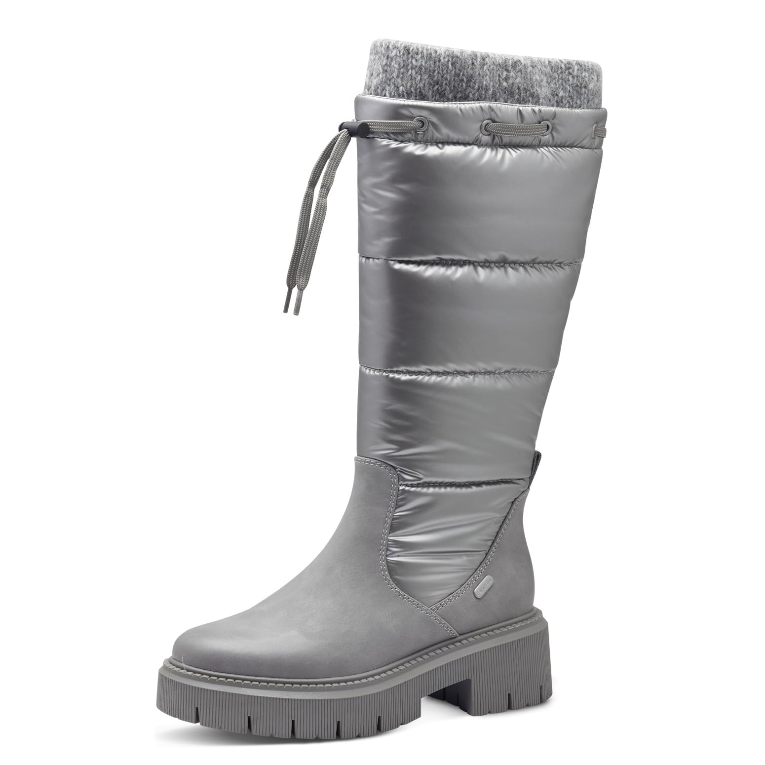 MARCO TOZZI Women's Warm Lining Boot 2-26231-43 Snow, Silver Comb, 4 UK