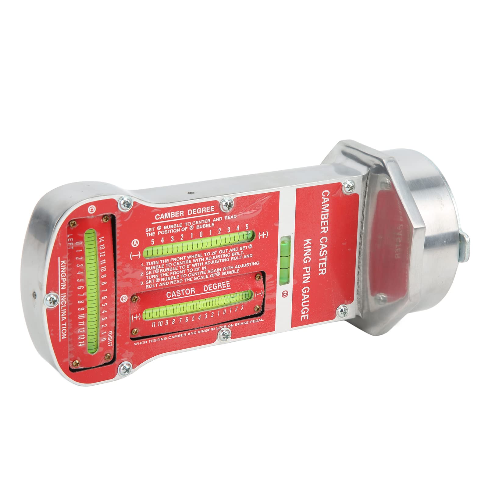 Magnetische Sturzrolle Kingpin-Messgerät Auto-Radausrichtungswerkzeug Ausrichtungsmessgeräte Werkzeuge für Automobil-LKW-Metall-Sturzrollenmessgerät