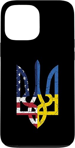 Funda de regalo para iPhone 13 Pro Max con símbolo de la bandera de Ucrania de Ucrania