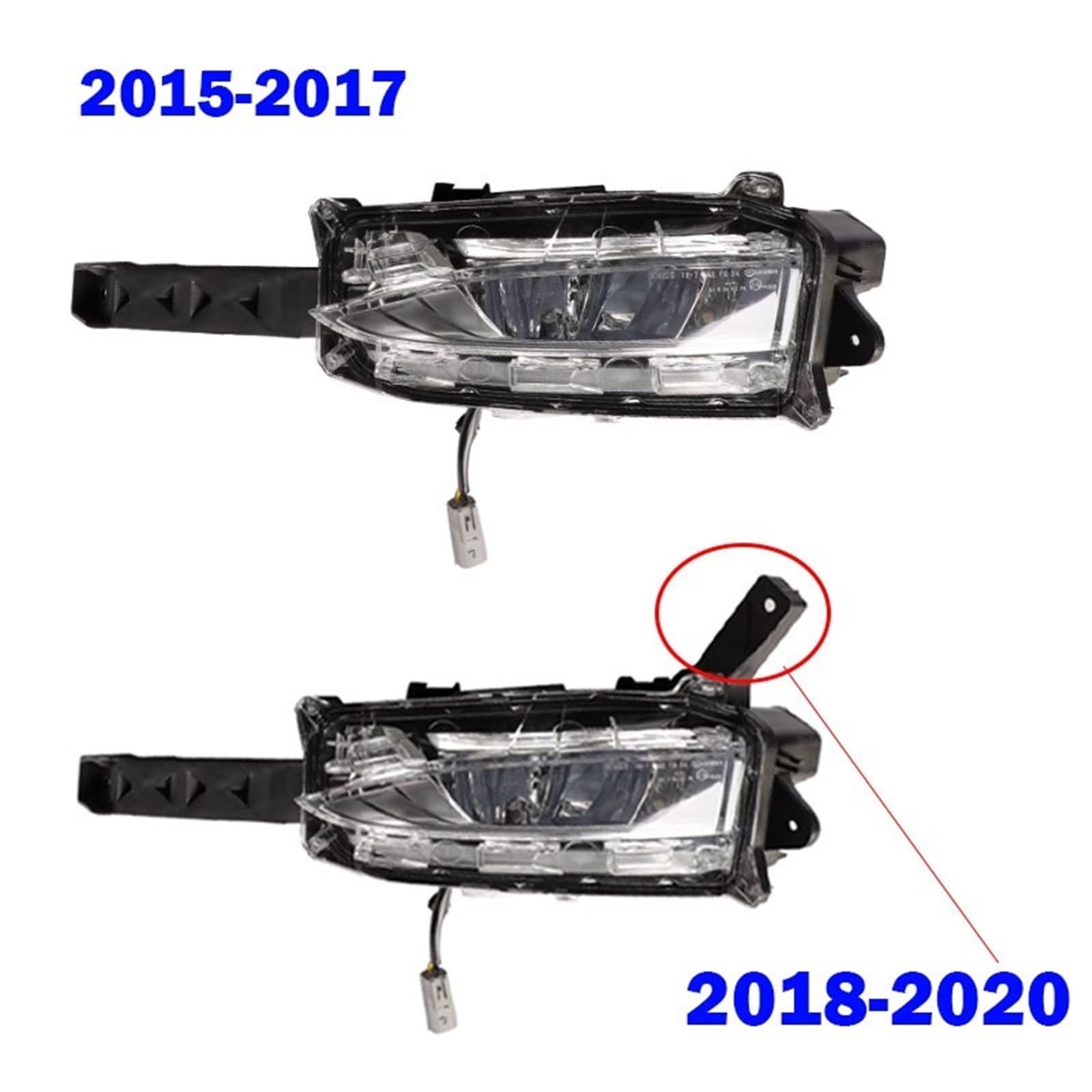 Zespół świateł przeciwmgielnych 8122078010 8122078020 dla Lexusa dla NX200T NX300 2015-2020 przedni zderzak dzień światło przeciwmgielne (B-prawo)