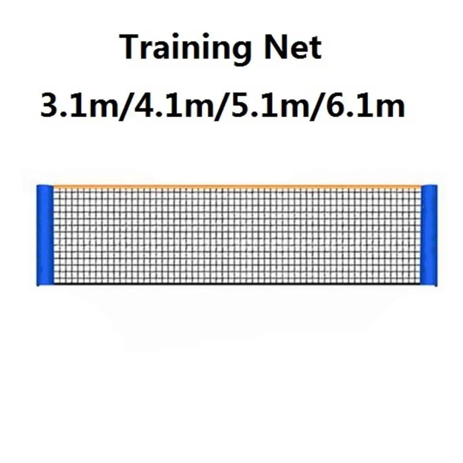 Rete da Badminton Portatile, Rete da Allenamento Standard Blu 3,1 m-6,1 m(6.1m)