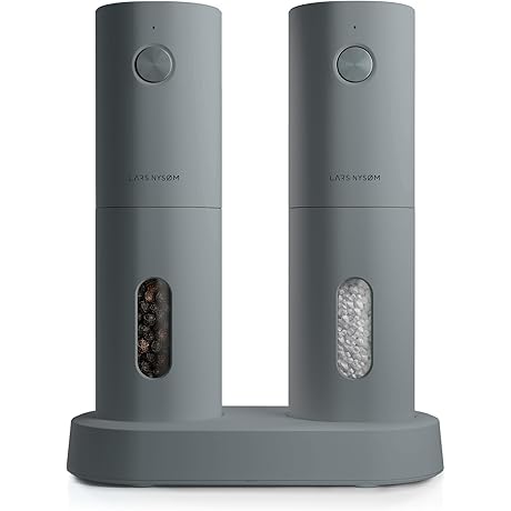 HexClad Electric Salt and Pepper Grinder Set: Precision Grinding at Your Fingertips