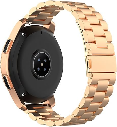 PINHEN Correa compatible con Samsung Galaxy Watch 3 1.772 in Galaxy Watch 1.811 in -0.866 in Correa de reloj de acero inoxidable de repuesto