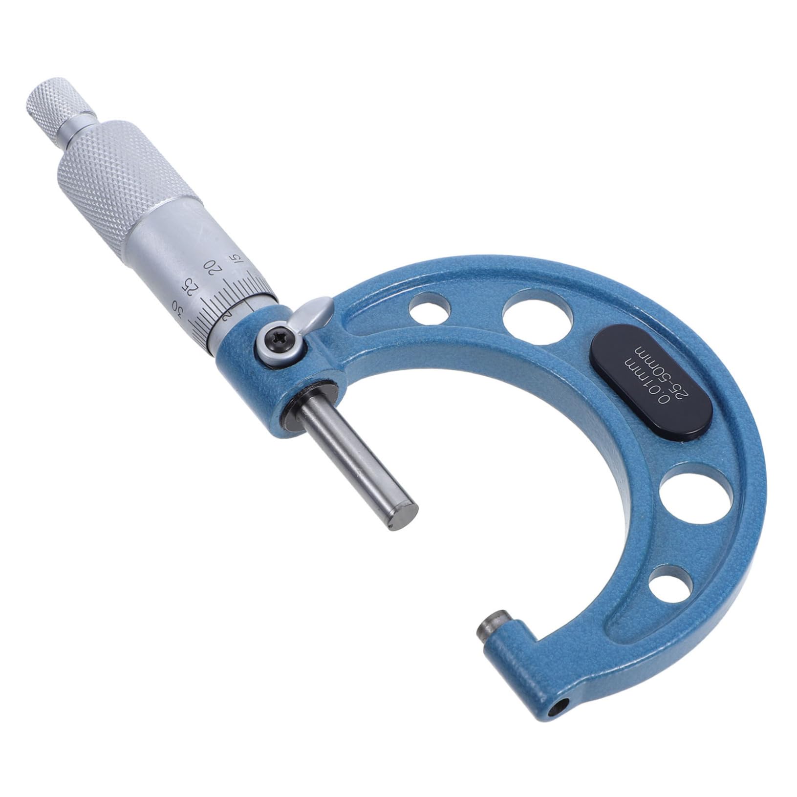 Micrómetro Exterior de Acero Inoxidable Precisión Rango Herramienta de Medición para Aficionados al Bricolaje Fabricantes y Mecánicos Automotrices