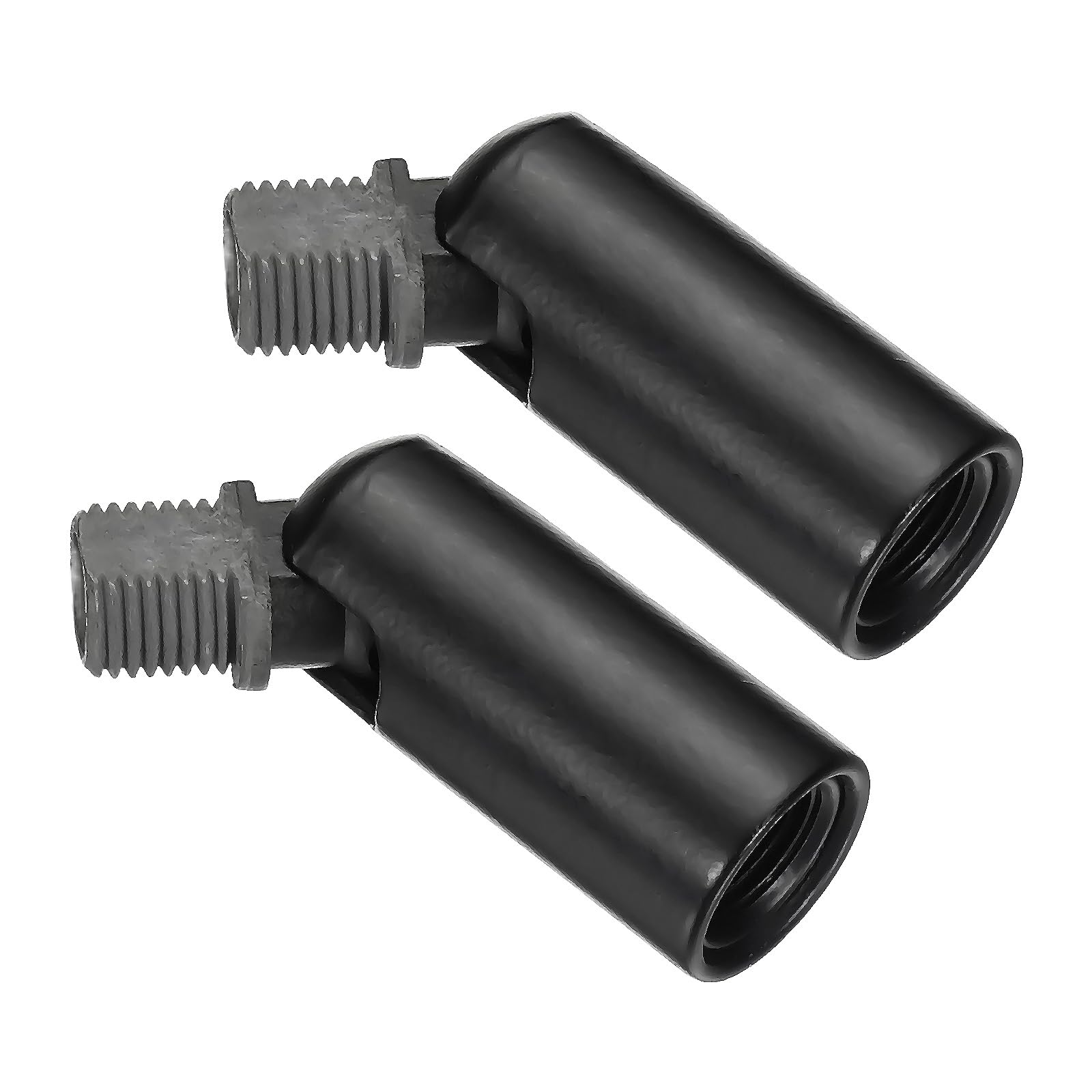 VIAPUICE 180° Swivel Sloped Ceiling Adapter M10 Thread Black 2Pcs