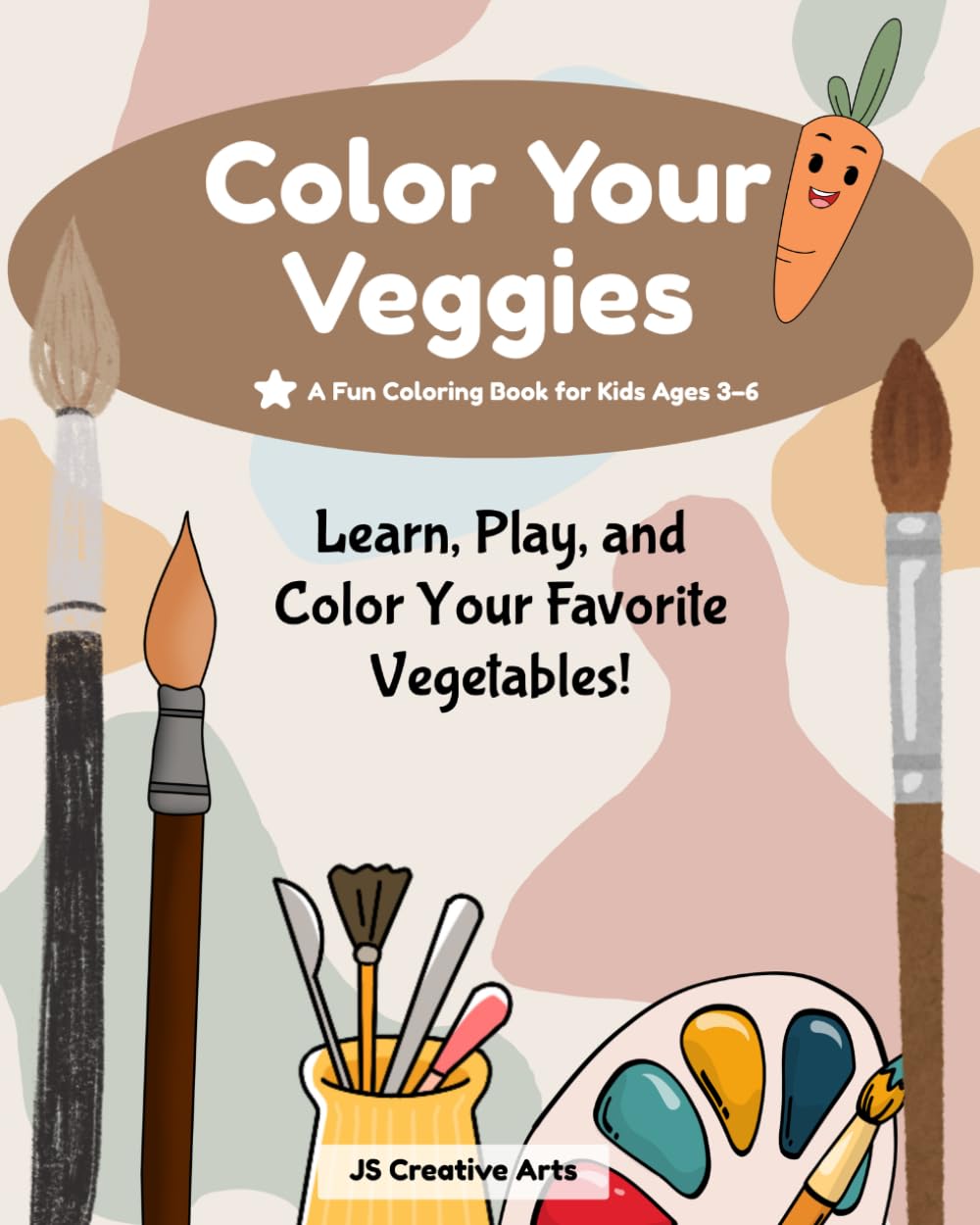 Little Veggie Artists: Learn, Play, and Color Your Favorite Vegetables!